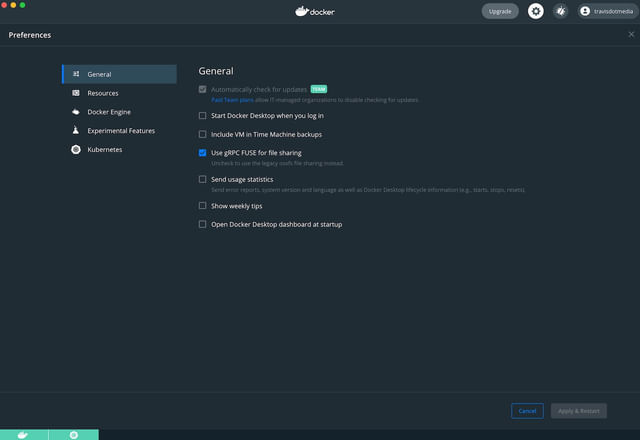 Docker Desktop screenshot