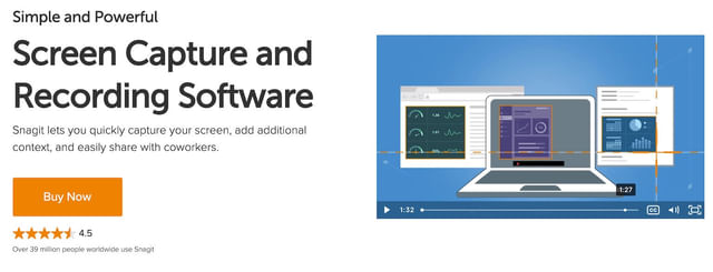 Snagit screen recording tool screenshot