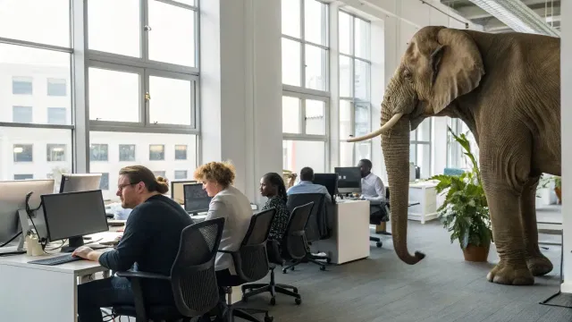 elephant standing in the room with developers