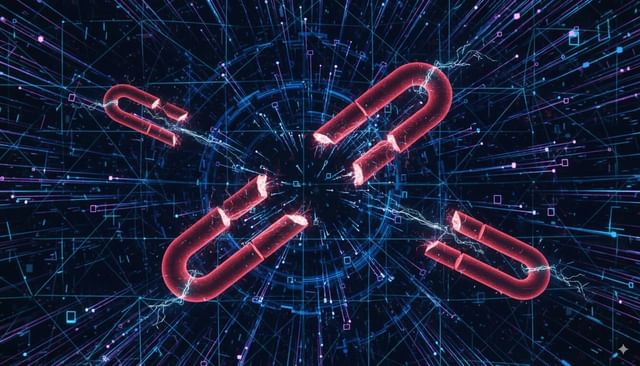 superhero flexing muscles representing broken links