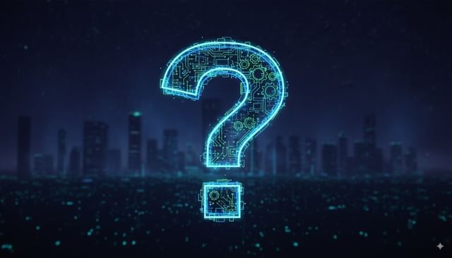 abstract illustration of career questions for new grad software engineers