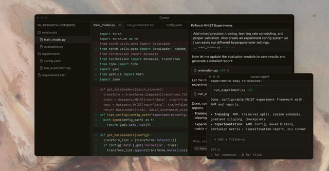 Cursor IDE screenshot