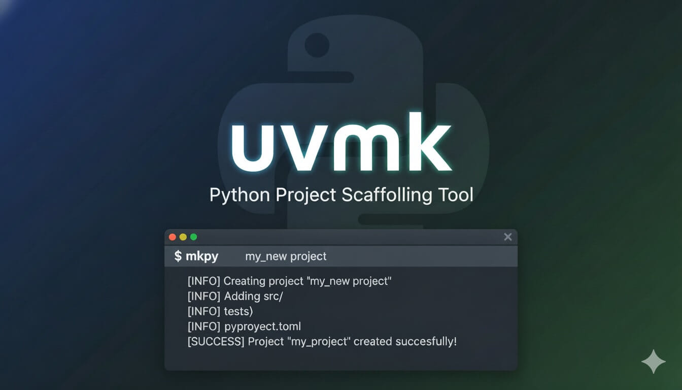 uvmk: A Global CLI to Scaffold uv Python Projects (Mac, Linux, Windows)
