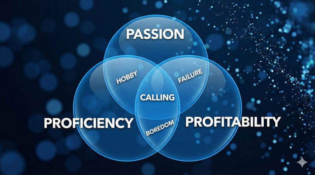 passion proficiency probability diagram with results