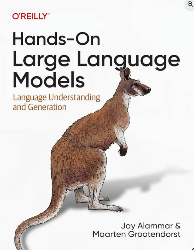 Hands-On Large Language Models book cover