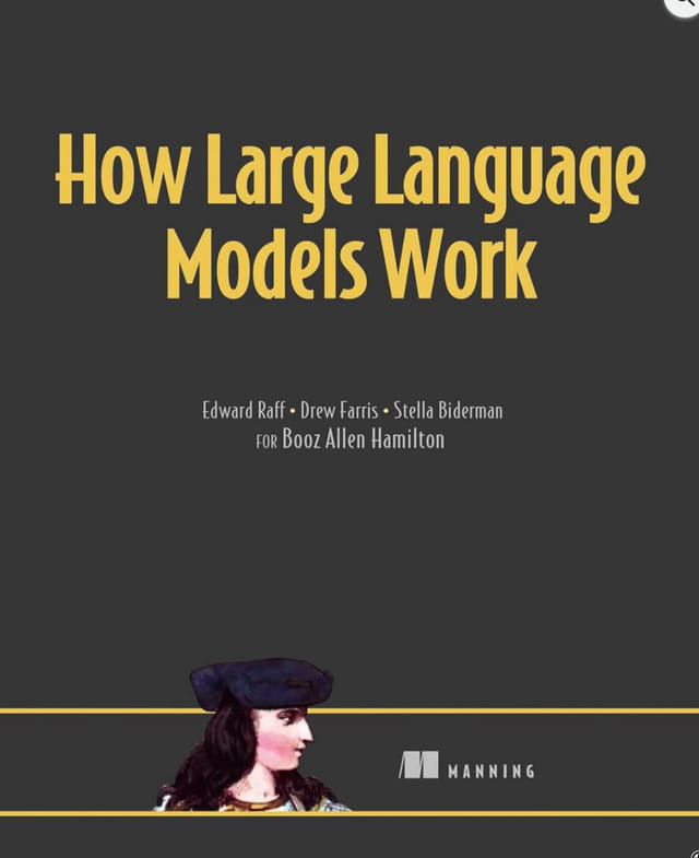 How Large Language Models Work book cover