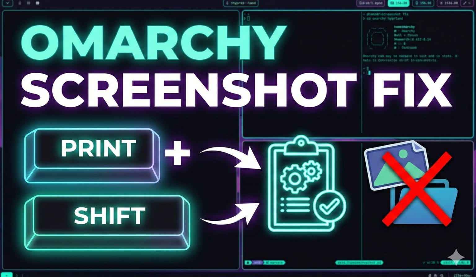 Omarchy v3.4.0 Screenshot Fix: Restore Clipboard-Only Capture (Shift+Print)